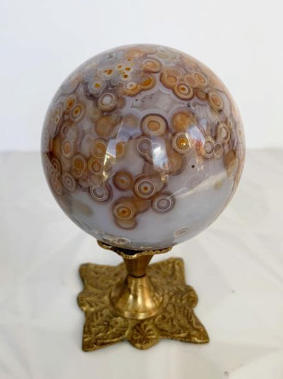 Ocean Jasper Sphere Jelly Orb