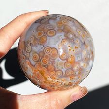 Ocean Jasper Sphere Jelly Orb