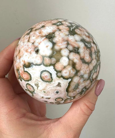 8th Vein Ocean Jasper Sphere