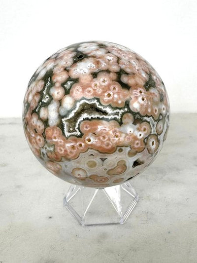 8th Vein Ocean Jasper Sphere