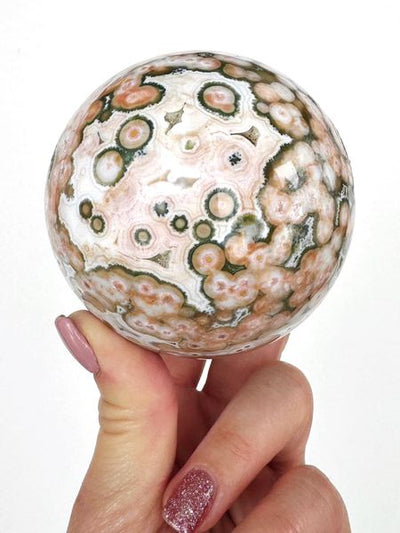 8th Vein Ocean Jasper Sphere