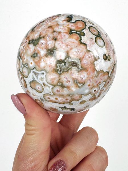 8th Vein Ocean Jasper Sphere
