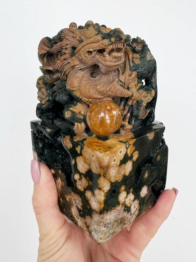 Orbicular Jasper Dragon