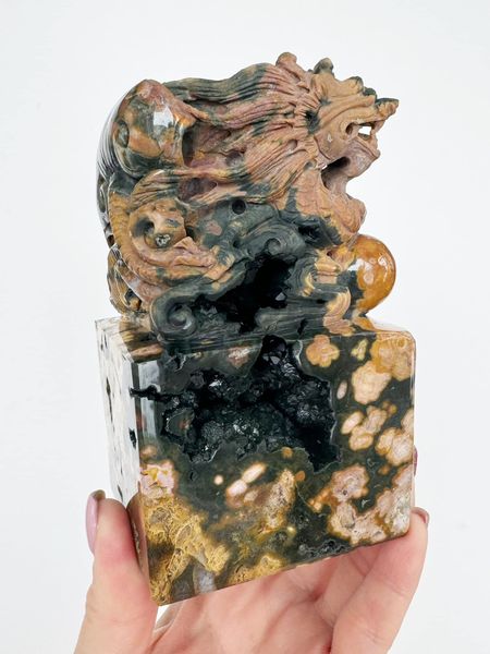 Orbicular Jasper Dragon