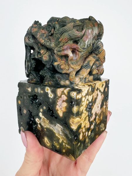 Orbicular Jasper Dragon