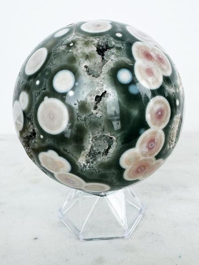 6th Vein Ocean Jasper Sphere