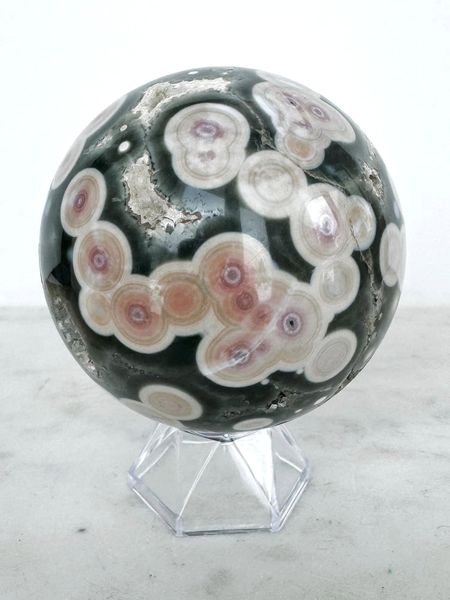 6th Vein Ocean Jasper Sphere