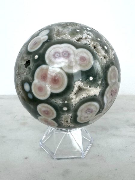 6th Vein Ocean Jasper Sphere