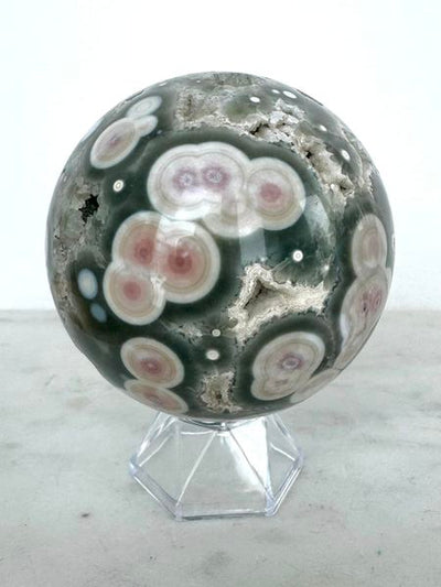 6th Vein Ocean Jasper Sphere