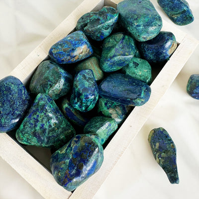 Azurite/Malachite Mixed Tumbles