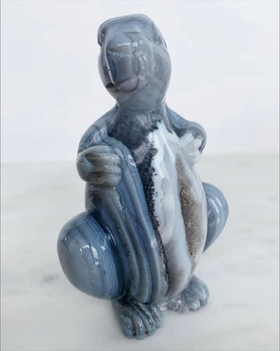 Carved Agate Bunny