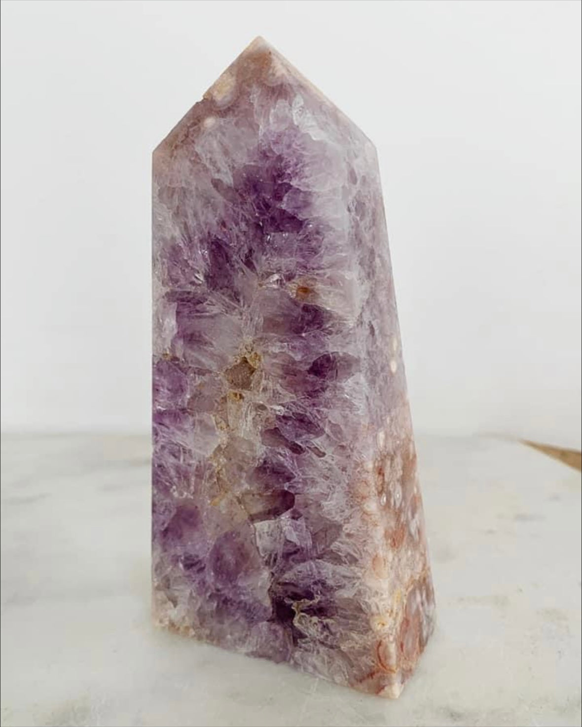Amethyst Flower Agate Tower