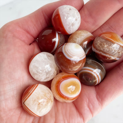 Mini Carnelian Spheres