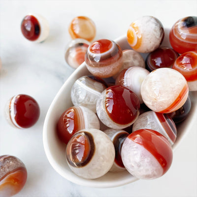 Mini Carnelian Spheres