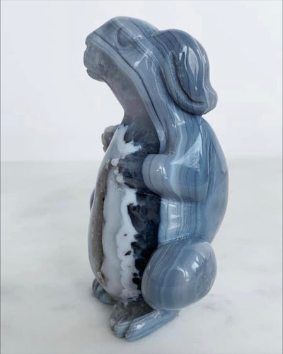 Carved Agate Bunny