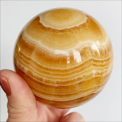 Orange Calcite Sphere