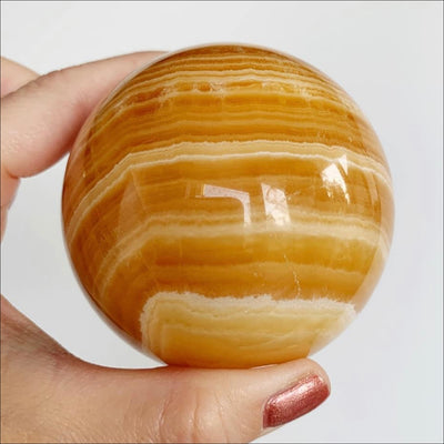 Orange Calcite Sphere