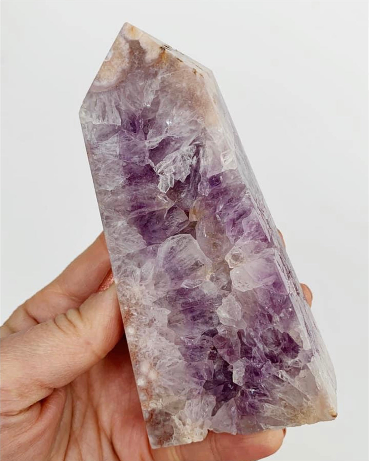 Amethyst Flower Agate Tower