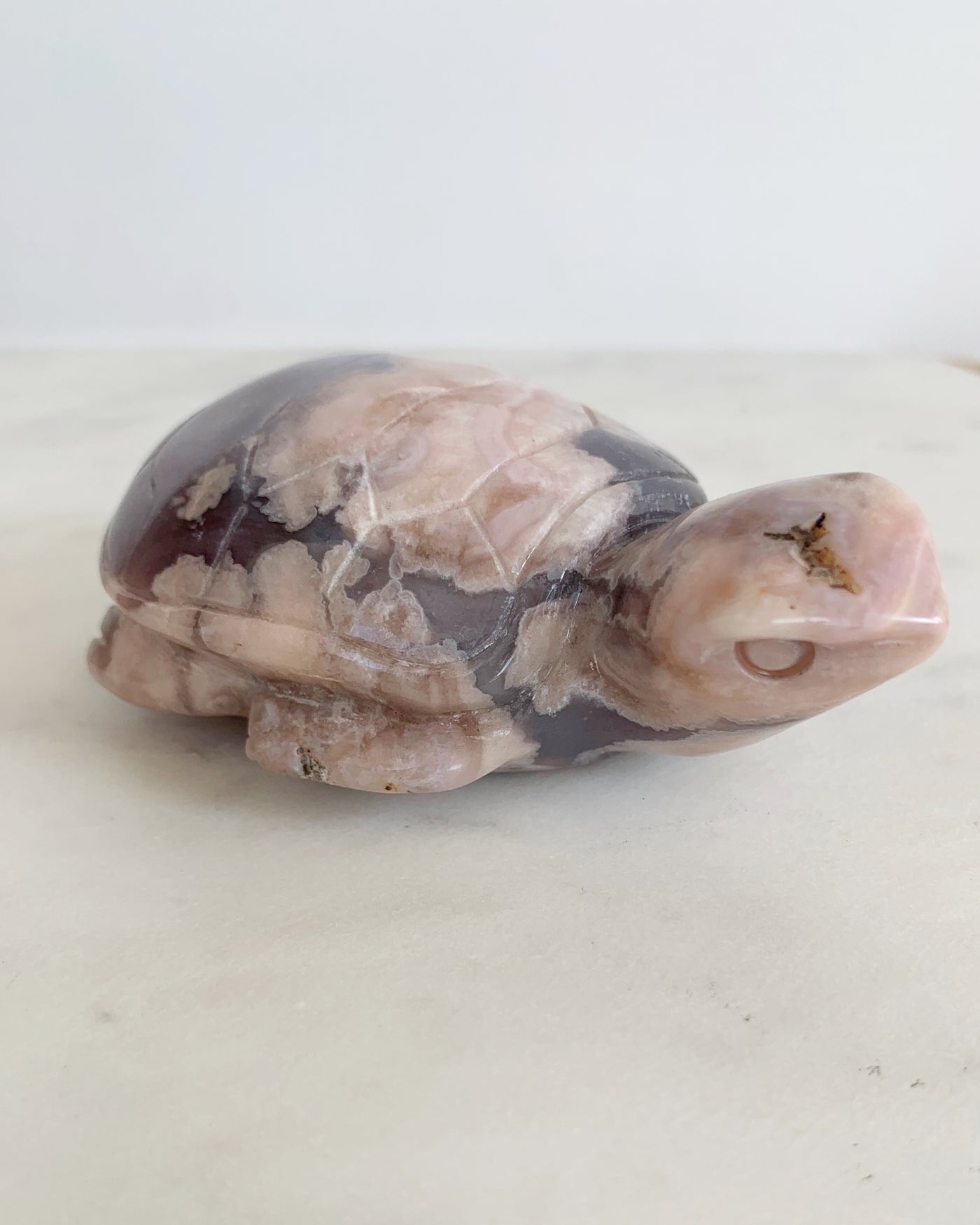 Flower Agate Turtle 2