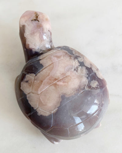 Flower Agate Turtle 2