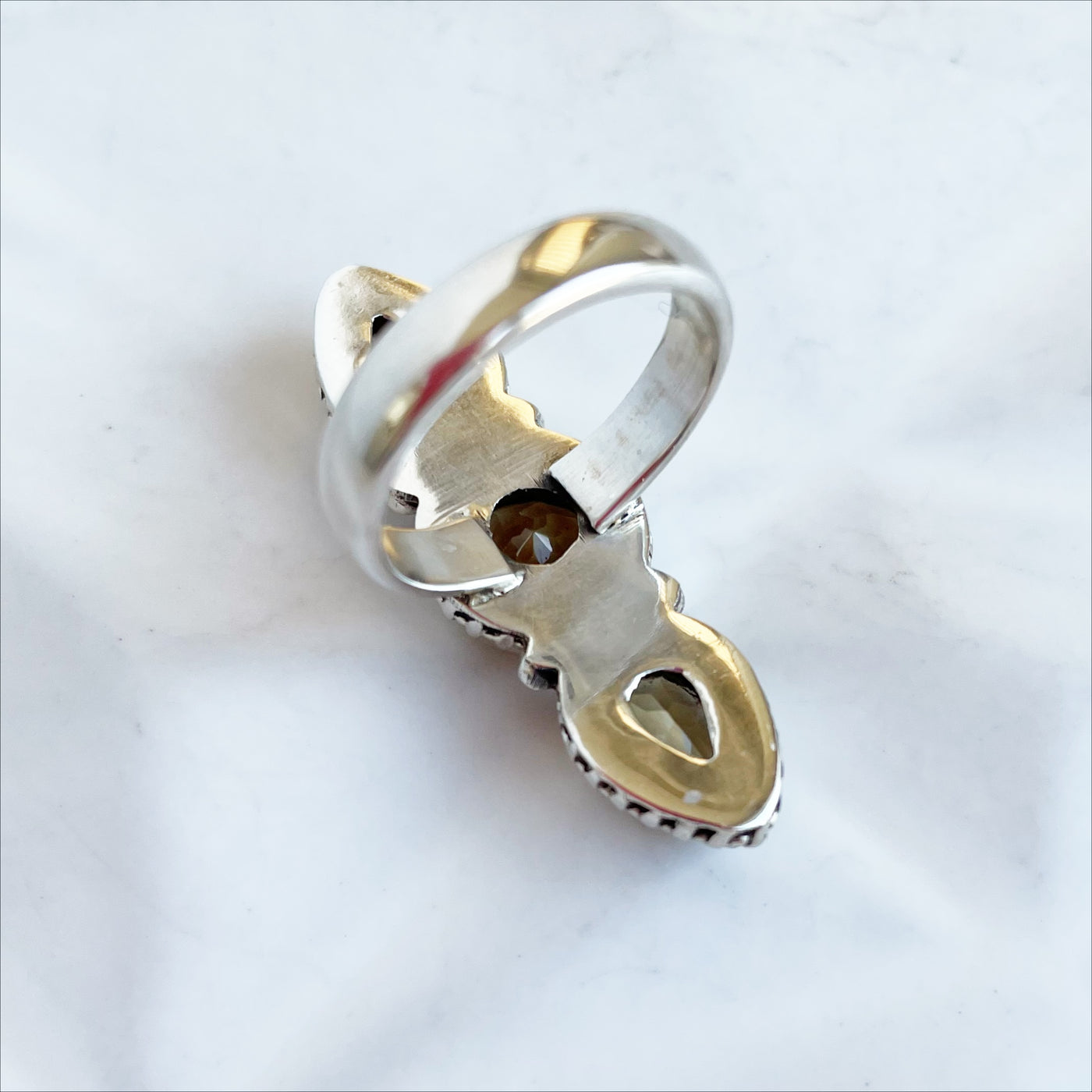 Citrine Triple Stack Ring