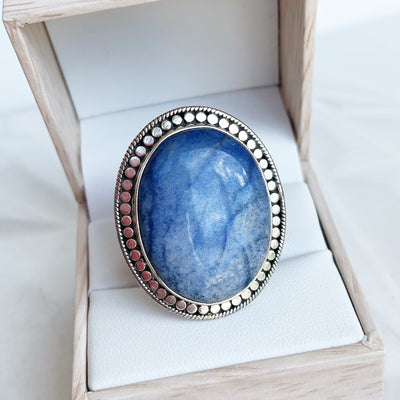 Blue Adventurine Ring