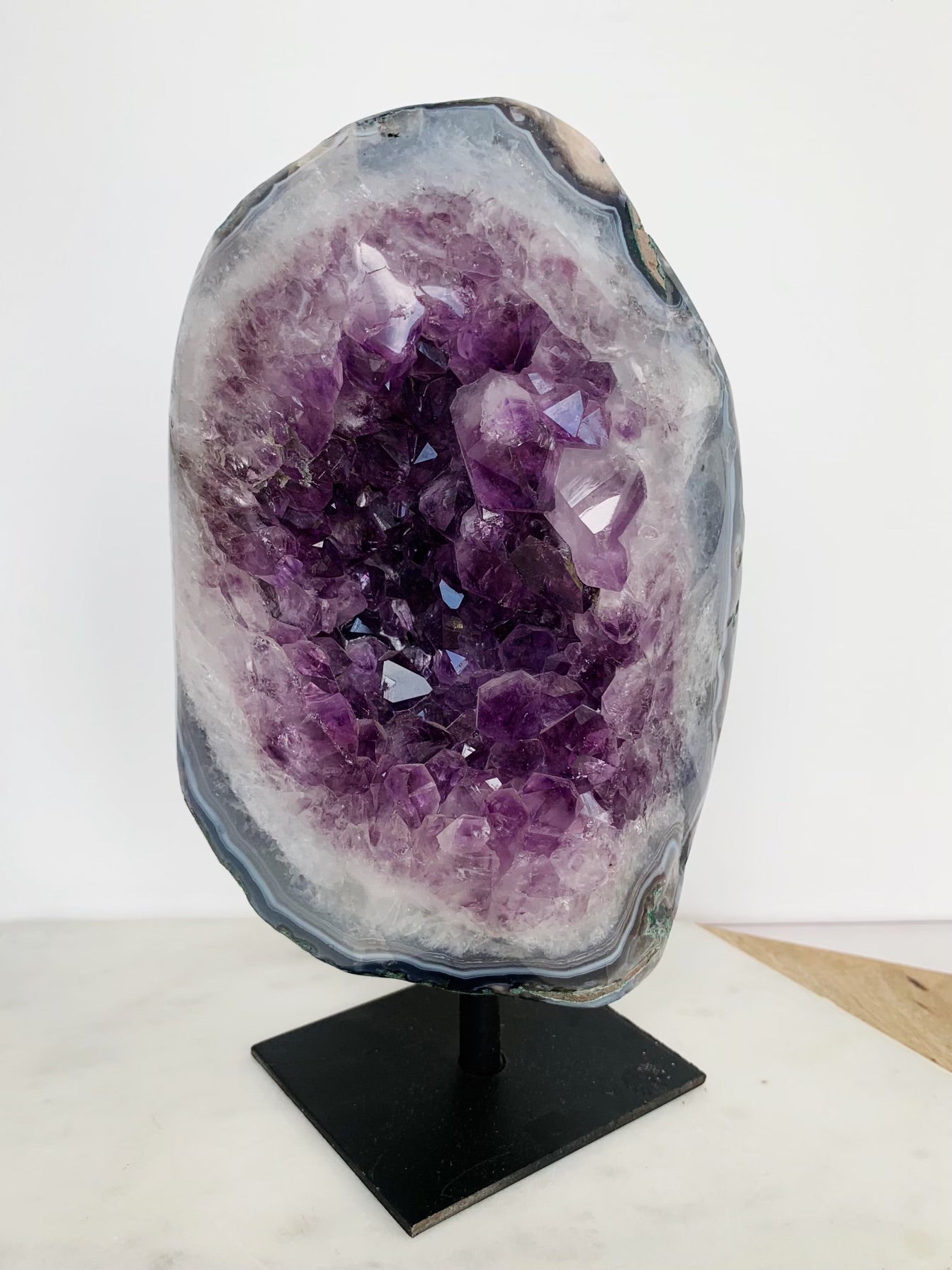 Amethyst Cluster on Stand