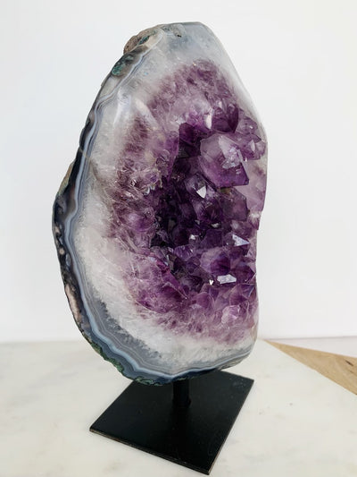 Amethyst Cluster on Stand