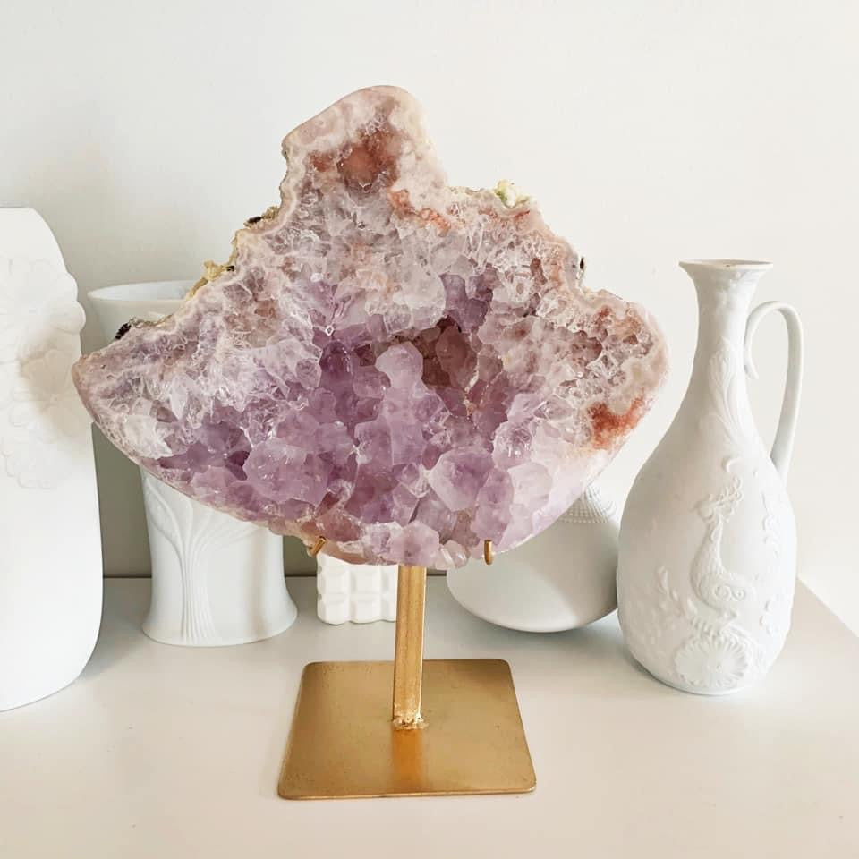 Top Grade Pink Amethyst Slab