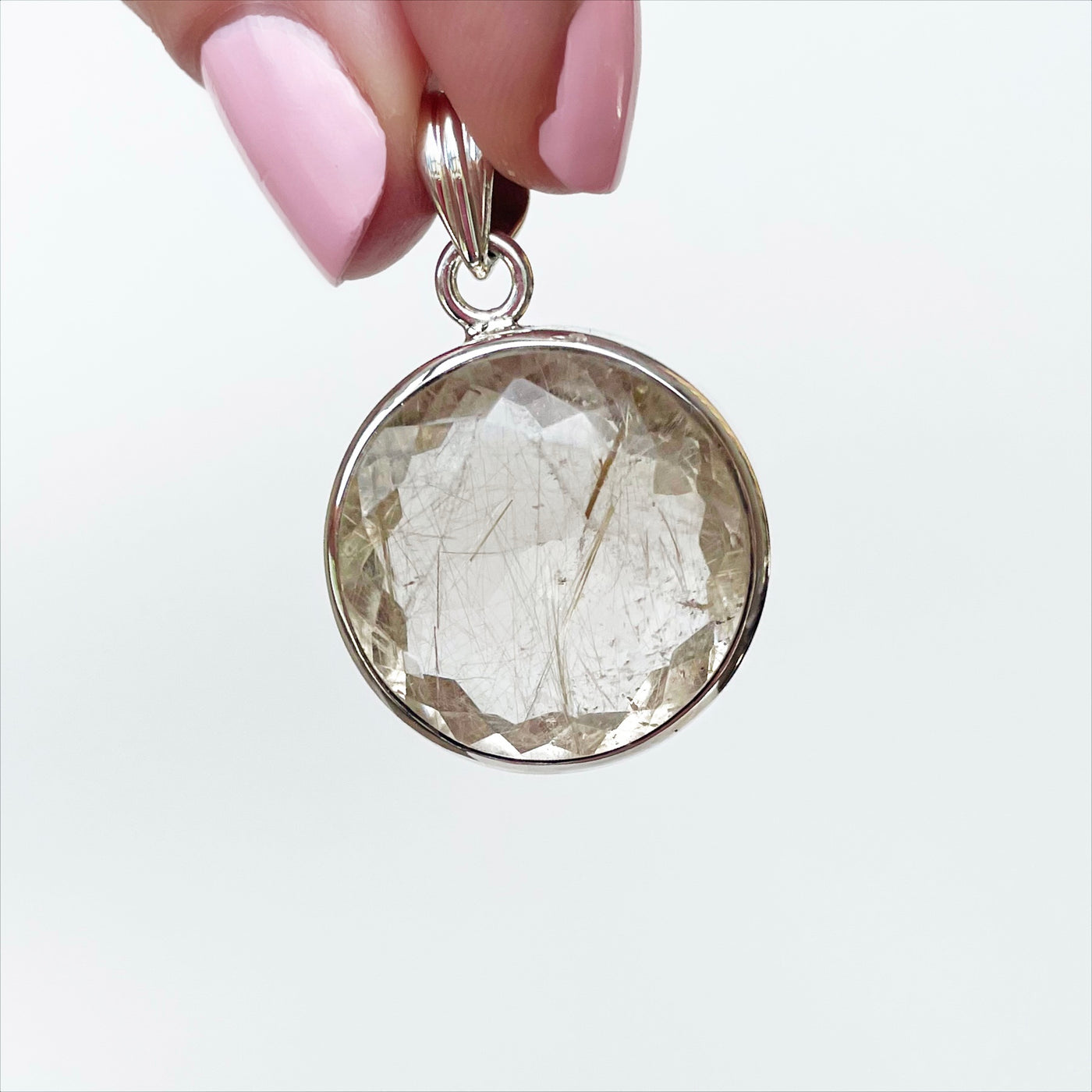 Golden Rutile Quartz Pendant