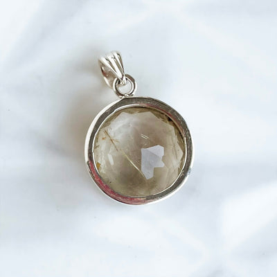 Golden Rutile Quartz Pendant